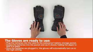 How to use Mobile Warming Heated Gloves [upl. by Aznerol]