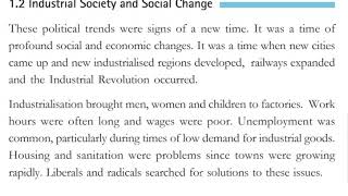 Industrial Society and social change History ch 2class 9th [upl. by Ranson]