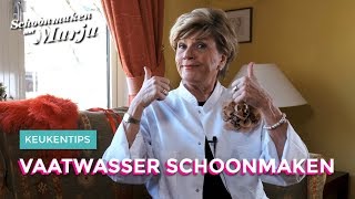 Vaatwasser schoonmaken en schoonhouden 💦 Schoonmaken met Marja Middeldorp [upl. by Luanni]