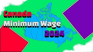 Canada Minimum Wage by Province [upl. by Zingg]