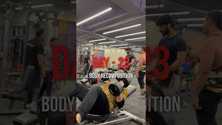 Diet made easy  Day 23 of Body Recomposition 🦍 youtubeshorts motivation [upl. by Lleruj]