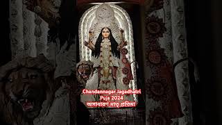 Chandannagar Jagadhatri Puja 2024 অসাধারণ মাতৃ প্রতিমা আর লাইটিং jagadhatripuja2024 [upl. by Gore]