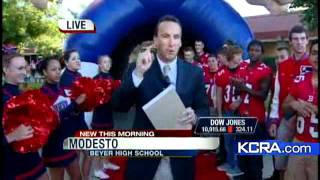 Modesto High School Makes First Day Of School Exciting [upl. by Ronald]