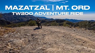 TW200 Adventure Ride  Mazatzal amp Mt Ord [upl. by Humfried861]