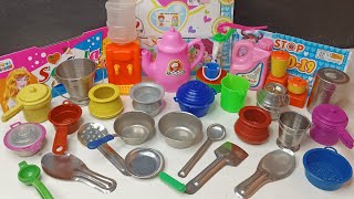 Play with Amazing mini kitchen set MINI CLAY Dolliyon [upl. by Dugaid]