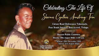 Celebrating The Life of our Dear Sherma Cynthia ArmstrongTrim [upl. by Rufena763]