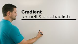 Gradient formell und anschaulich Differentialoperator mehrdimensionale Analysis  Daniel Jung [upl. by Annair]