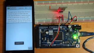 Connect Arduino Due and HC06 [upl. by Kataway110]