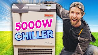 The God of Computer Coolers  5000W Industrial Chiller [upl. by Mitman]