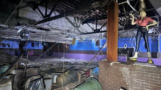 Abandoned Roller Skating Rink  HIDDEN BAR WITH POWER UPSTAIRS [upl. by Maurita]