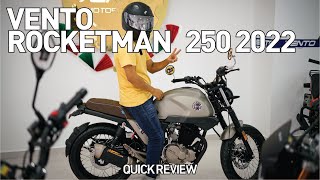 VENTO ROCKETMAN 250 2022 REVIEW LA NUEVA ROCKETMAN [upl. by Martijn]