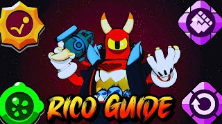 RICO GUIDE Become a PRO RICO FAST Brawl Stars Brawler Guide [upl. by Starr]