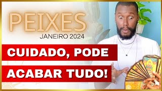 PEIXES JANEIRO 2024 CAMINHOS ABERTOS CHEGA DE DRAMA  A IMPERATRIZ TAROT [upl. by Akinat]