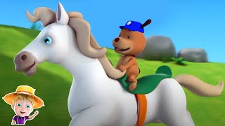 Ghoda Chal Tik Tik Tik घोड़ा चल टिक टिक टिक Horse Song and Nursery Rhymes for Kids [upl. by Zaremski283]