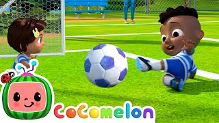 Soccer Song Fun Outside Special  Cody amp JJ Its Play Time CoComelon Kids Songs [upl. by Yovonnda]