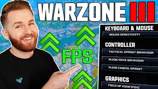 BEST SETTINGS FOR WARZONE We Tested Everything WarzoneMW3 Graphics Controller Mouse amp Key [upl. by Nilrac534]