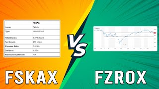 FSKAX vs FZROX  Which Funds Offers Better Return SideBySide Comparison Of Fidelity Fund [upl. by Sioled]