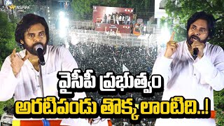 వైసీపీ ప్రభుత్వం అరటిపండు తొక్క లాంటిది Pawan Kalyan  CM Jagan  Winspire Media [upl. by Vance]