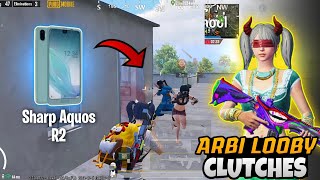 Aquos R2 😍  Arbi Looby Clutches 🔥  R2 Pubg Test 2024  R2 60Fps Test [upl. by Hahseram]