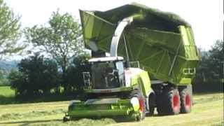 Claas Jaguar 960 John Deere 8345R [upl. by Elohc]