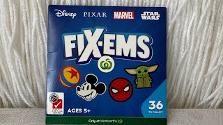 Woolworths Fixems Fabric Stickers Patch Badge ASMR unboxing collectible [upl. by Alocin]