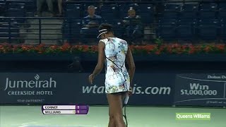 Venus Williams v Alize Cornet  Dubai 2014 Final Highlights [upl. by Pierrette]