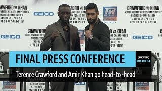 Full Terence Crawford v Amir Khan final press conference [upl. by Erdeid]