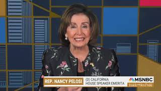 Speaker Emerita Pelosi on MSNBCs Inside with Jen Psaki [upl. by Akimahc]