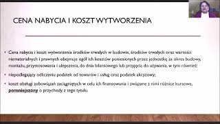 Środki trwałe w budowie  jak ustalać wartość początkową i jakie nakłady je zwiększają a jakie nie [upl. by Audry]