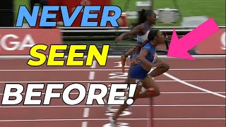 WOW GREATEST 4X100M RELAY COMEBACK OF ALL TIME BY SHELLYANN FRASERPRYCE [upl. by Kean]