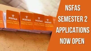 NSFAS Applications For Semester 2 Now Open  Careers Portal [upl. by Ominoreg]