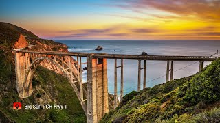 Bixby Bridge on Big Sur PCH Highway 1 [upl. by Aillicec]