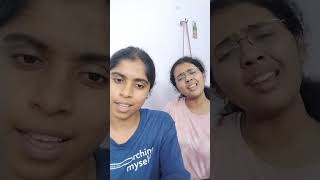 Pavizha Mazhai Cover Shreya and Aparna song [upl. by Charpentier]