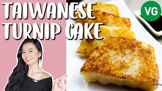 Taiwanese TURNIP CAKE recipe Radish cake [upl. by Ynneg151]