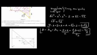 AREA DEL TRIANGULO y RECTANGULO TEOREMA DE PITÁGORAS Matemáticas Mistercinco [upl. by Colner585]