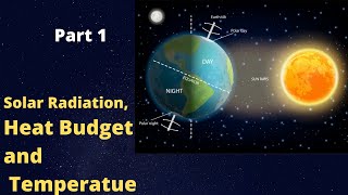 Chapter 9 Solar radiation Heat balance and Temperature Part 1 Class 11 Geography [upl. by Auqenes]