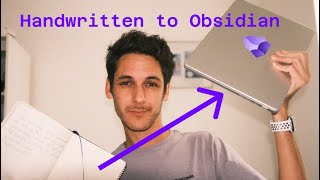 Handwritten notes to Obsidian with AI [upl. by Gar]