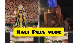 Kali Puja ka vlogfir se diwali manai buggu k saathBaghFamilyvlog [upl. by Eichman]