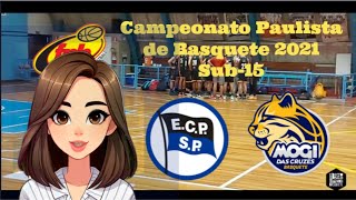 FPB 2021  SUB15 – PINHEIROS X MOGI BASQUETE – PLAYOFF JOGO 1  10122021 [upl. by Teplitz]