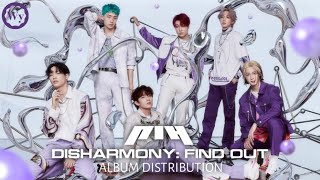 P1HARMONY 피원 하모니  Disharmony Find Out  Album Line Distribution [upl. by Theresita]