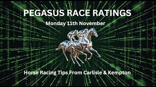 Monday 11th November FREE Horse Racing Tips  Carlisle amp Kempton [upl. by Epner519]