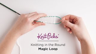 Knitting in the Round  Magic Loop How To [upl. by Ahsiym]