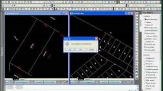 SCAD DAO Spatial Arpentage avec AutoCAD Map Projet Implantation [upl. by Nawrocki]