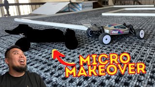 I BUILT A MICRO RC CAR TRACK FOR UNDER 40  Losi Micro B [upl. by Ailana231]