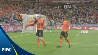 Netherlands v Slovakia  2010 FIFA World Cup  Match Highlights [upl. by Tewell]