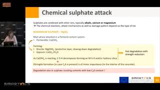 DAy 1 part 3  Deterioration of concrete by sulphate attack YouTube [upl. by Eedya]