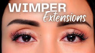 Thuis zelf cluster NEPWIMPERS  WIMPEREXTENSIONS aanbrengen 🤍✨ ShelingCynthia [upl. by Em]