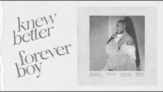 Ariana Grande  Knew Better amp Forever Boy Dangerous Woman Tour Live Studio Version [upl. by Nahtanha282]