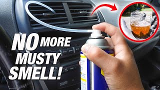 STOP Musty Moldy Bad Smells Coming From Your Car’s AC And Heater Vents Permanently How To DIY [upl. by Linnea624]