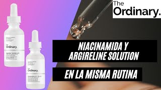 ¿Cómo aplicar La Niacinamida y El Argireline Solution 10 en la misma rutinaPiel maduraUso 🌞🌚 [upl. by Nylhsa1]